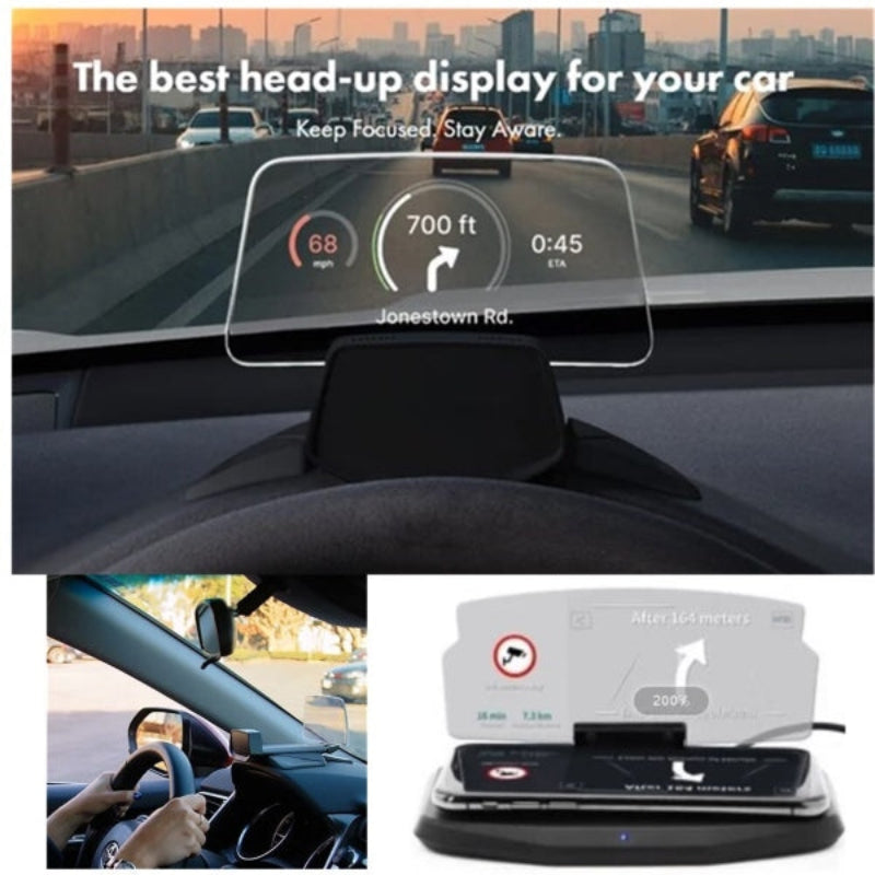 SmartDrive - Slimme Veilige GPS Navigatie Heads Up Display Rijonderste ...