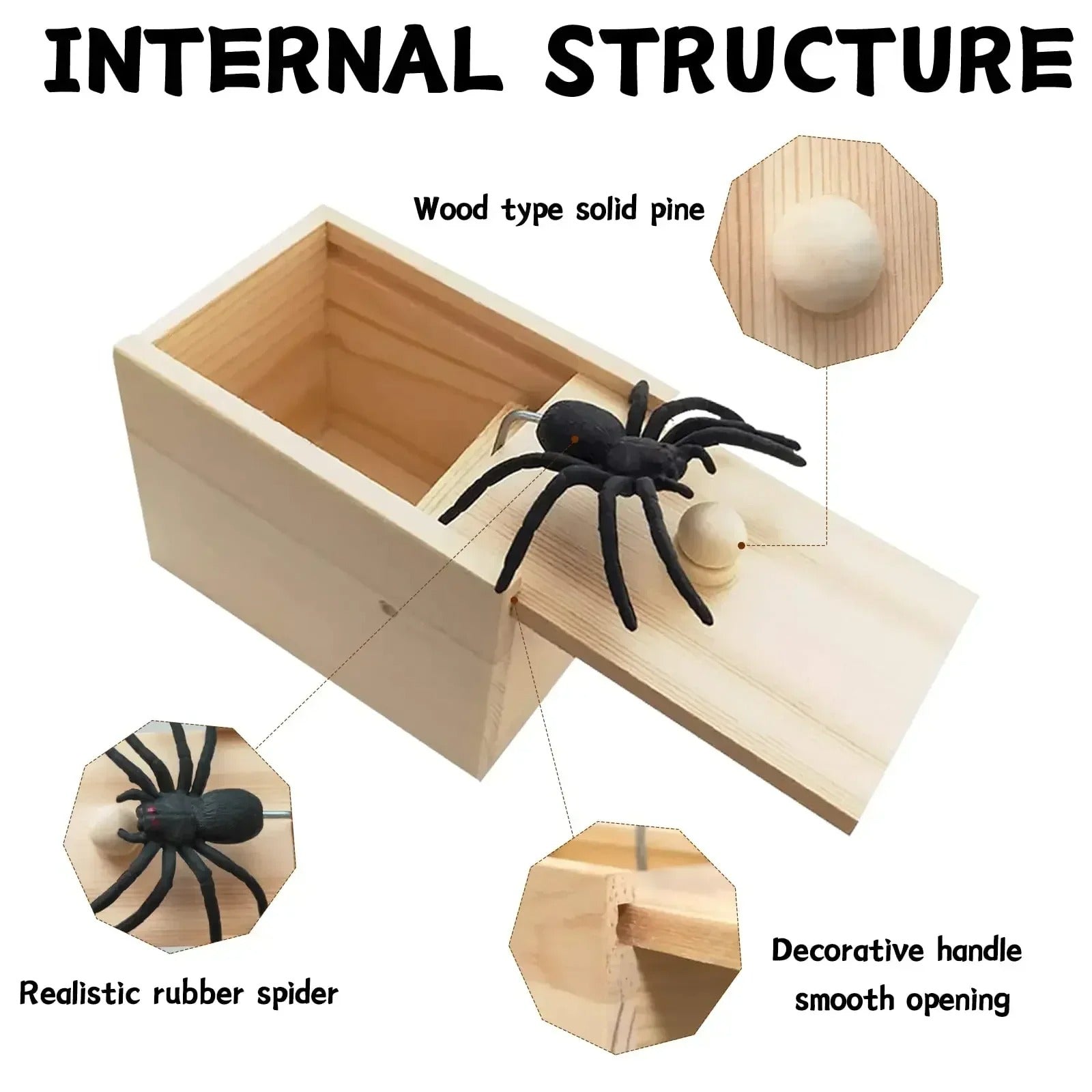 SpiderBox - Spin Schrikken Prank Doos – Vanplek.com | alles voor een ...