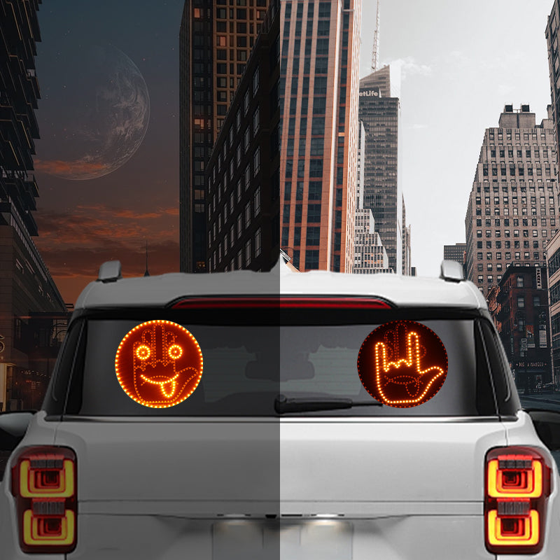 Ledsen™ SignLight: LED Achterruit Signaalbord Lichtdisplay – Vanplek ...